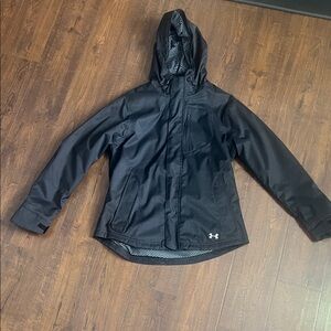 Under Armour Charcoal/Black Hooded Jacket